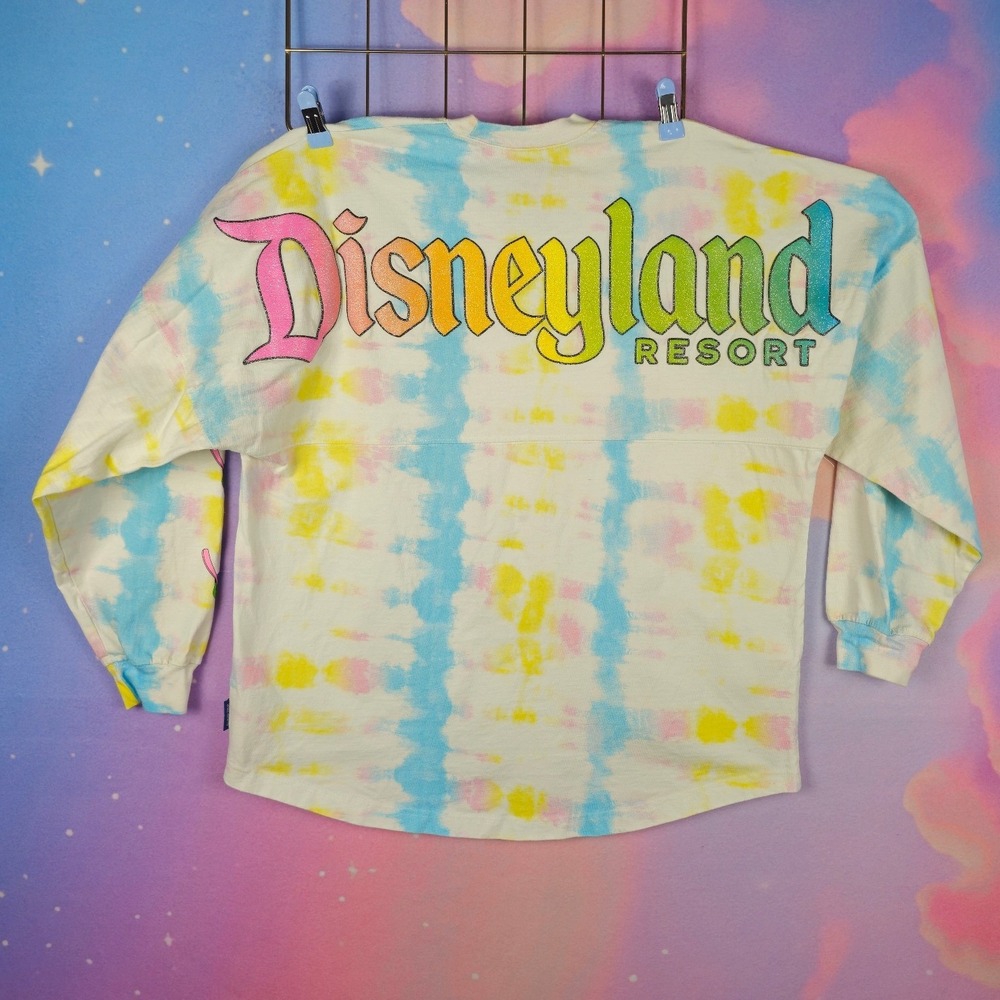 Disney Spirit Jersey Disneyland Resort Pastel Neon Glitter Tie Dye Dole Whip